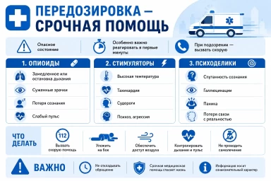 Помощь при передозировке в ЮЗАО Москвы