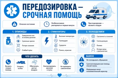 Помощь при передозировке в ЮЗАО Москвы